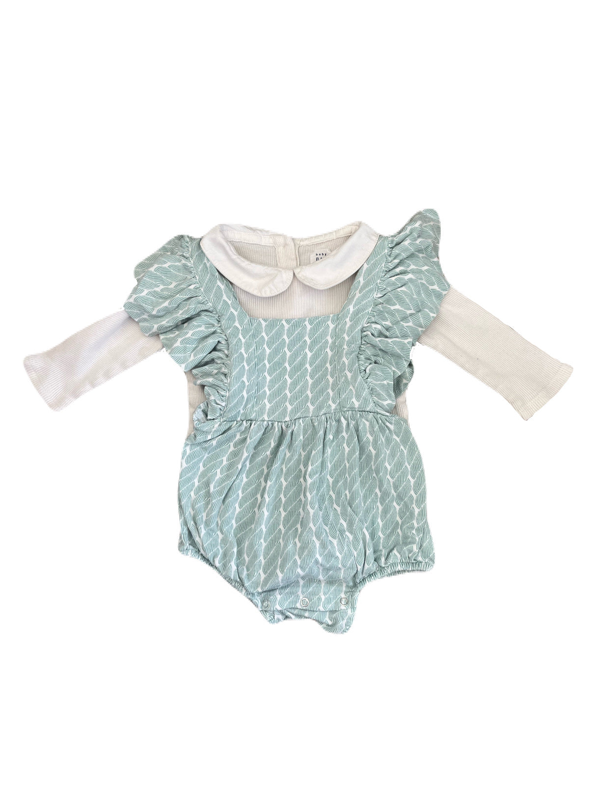 Kate Quinn Bamboo Romper & Gap Onesie 6-12m