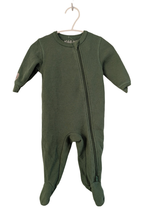 Juddlies Waffle Footie 3-6m