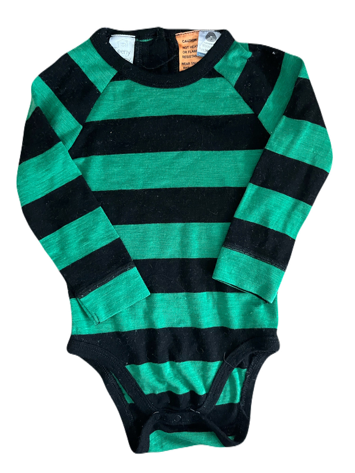Teeny Weeny Merino Wool Onesie 12m