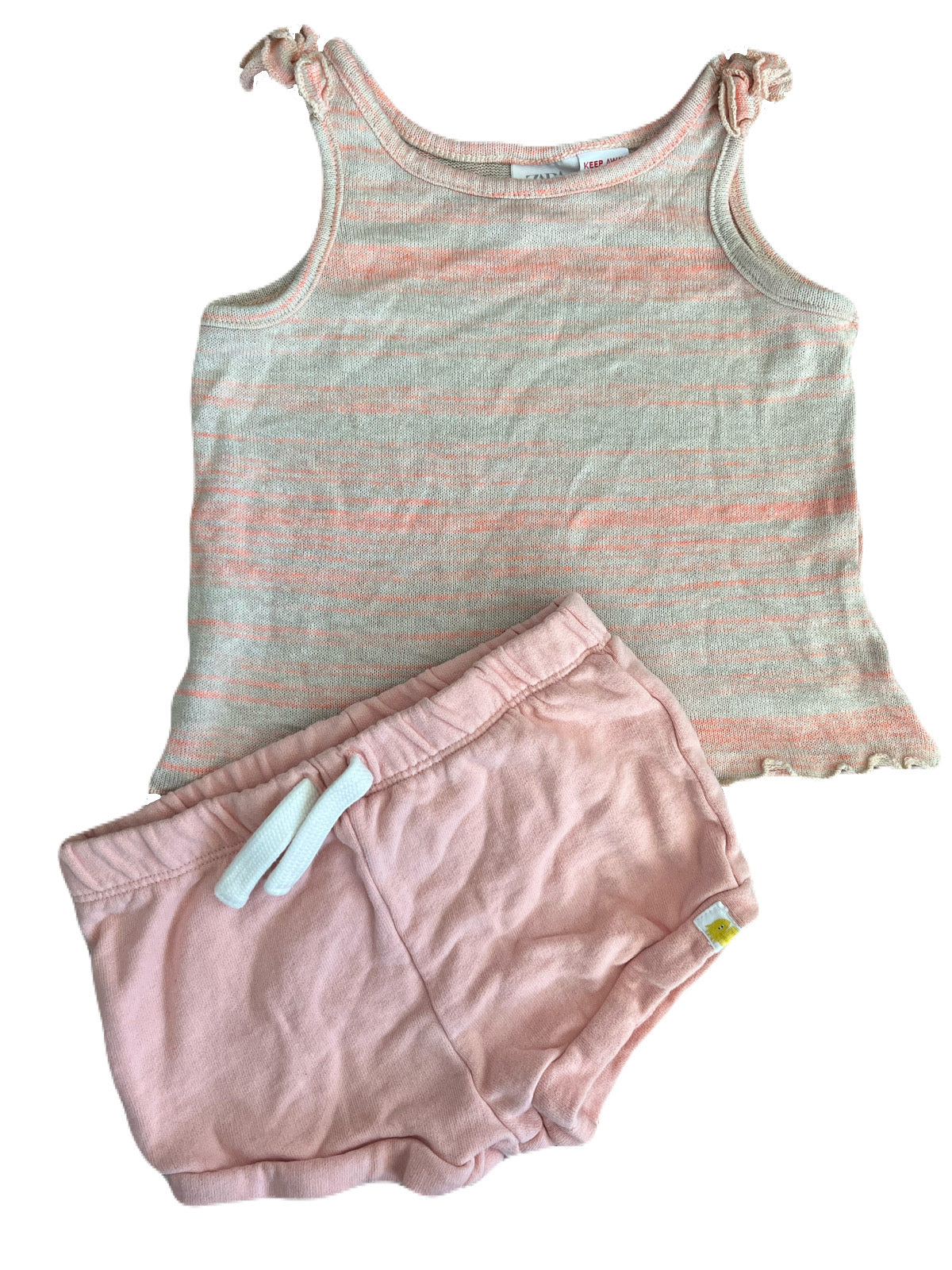 Zara Top & RLE Shorts 18-24m