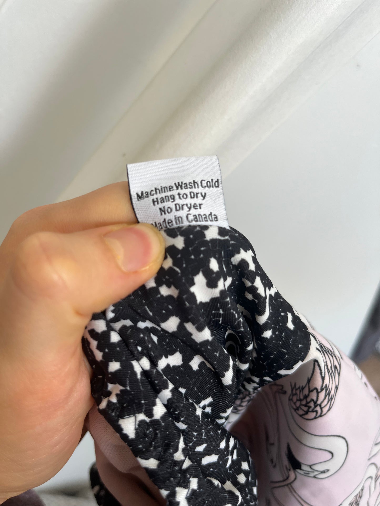 Handmade Small Shop Flamingo Swimsuit 12-18m