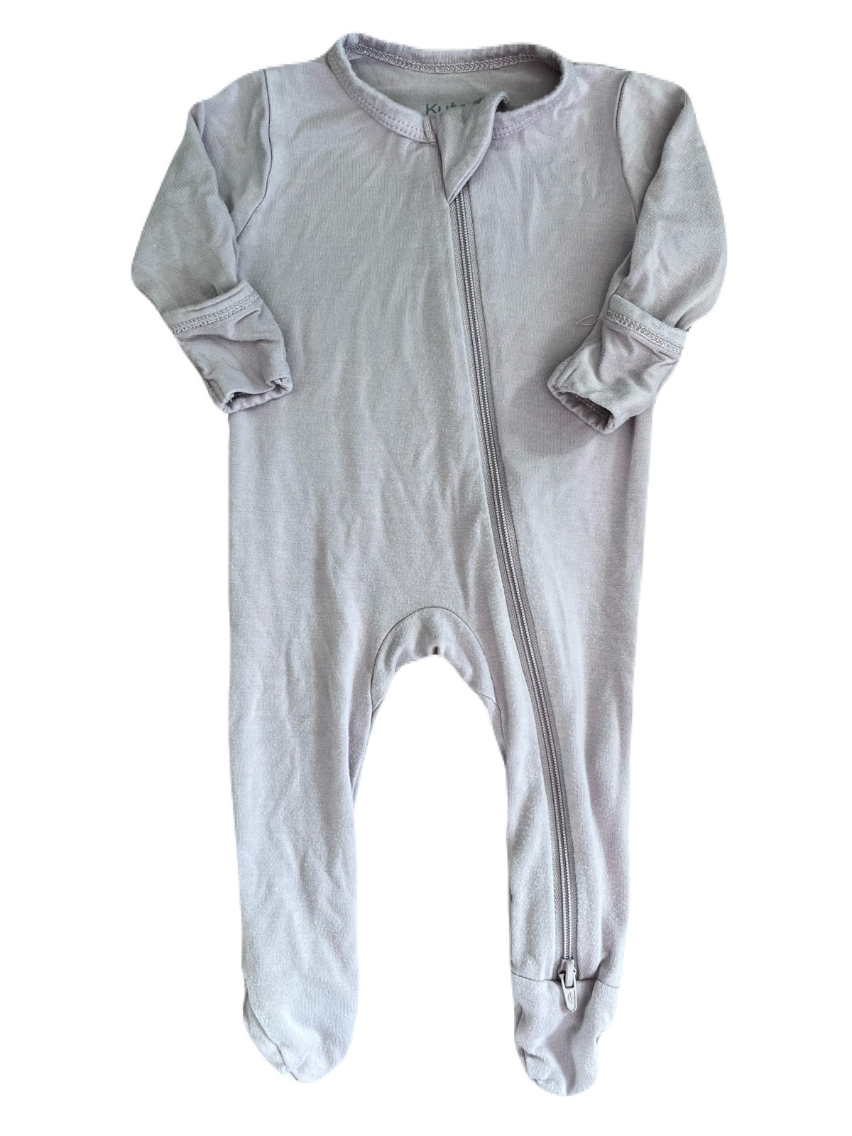 Kyte Purple Bamboo Footie - Newborn