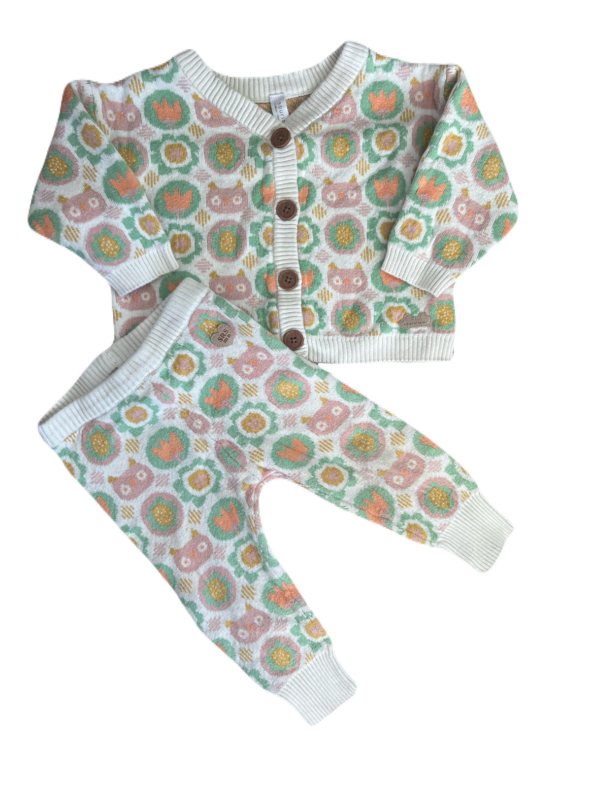 Souris Mini Knit Set 9-12m