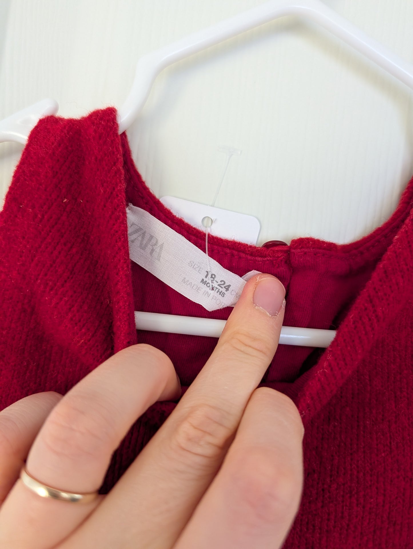 Zara Red Dress 12-24m