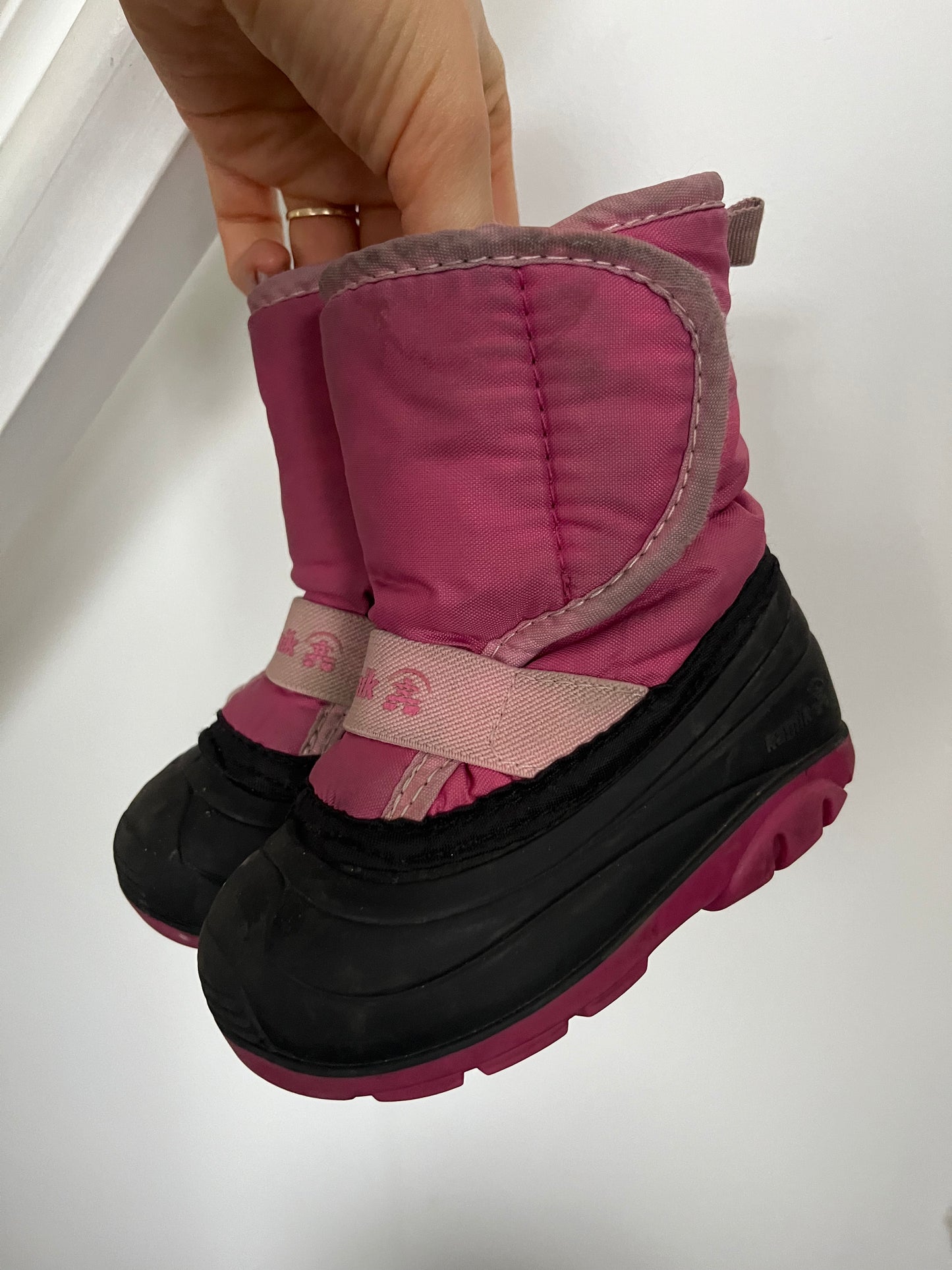 Kamik Velcro Winter Boots - Size 5 Toddler