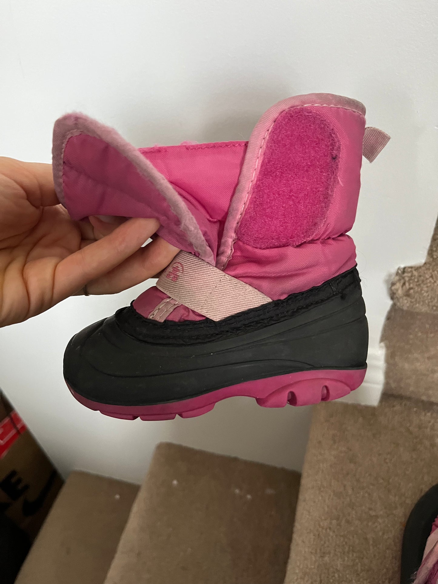 Kamik Velcro Winter Boots - Size 5 Toddler