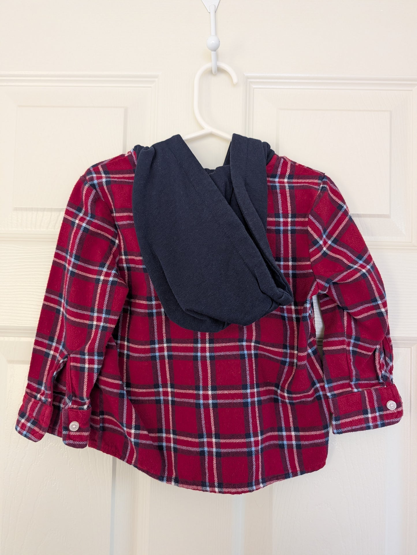 Andy & Evan Flannel Hoodie 2T