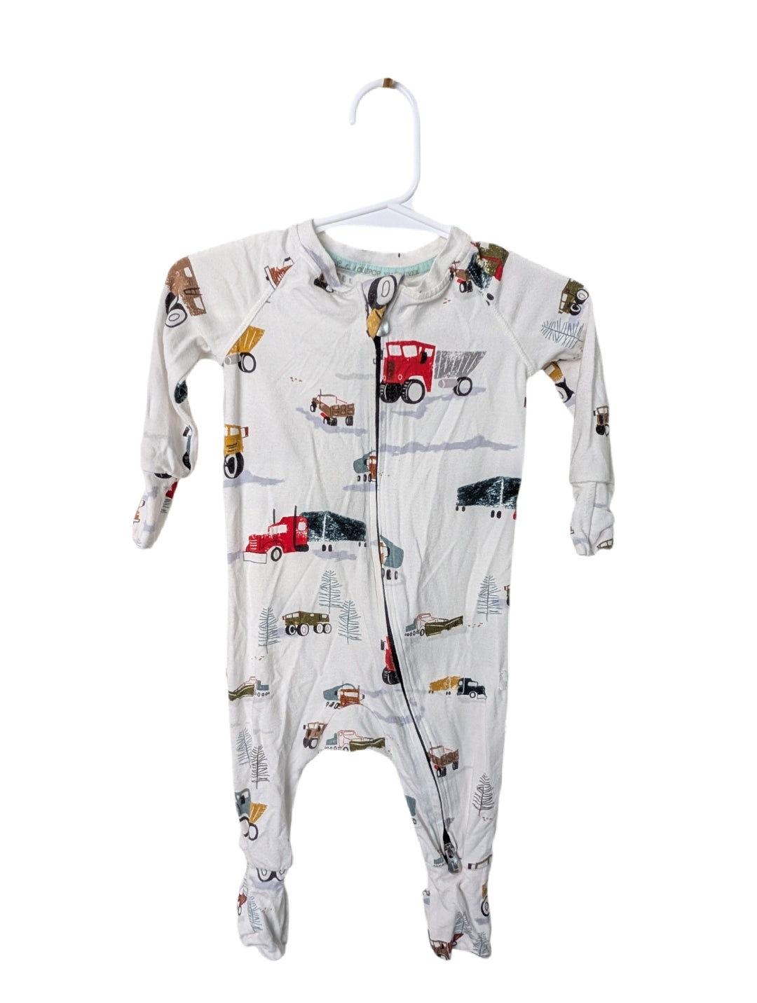 Loulou Lollipop Tencel Sleep Sack, Sleeper, and Short Sleeve Romper 3-6m