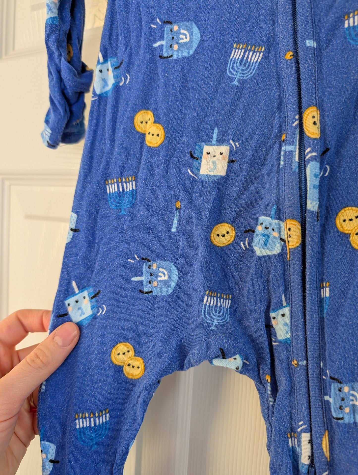 Angel Dear Hanukkah Bamboo Sleeper 0-3m