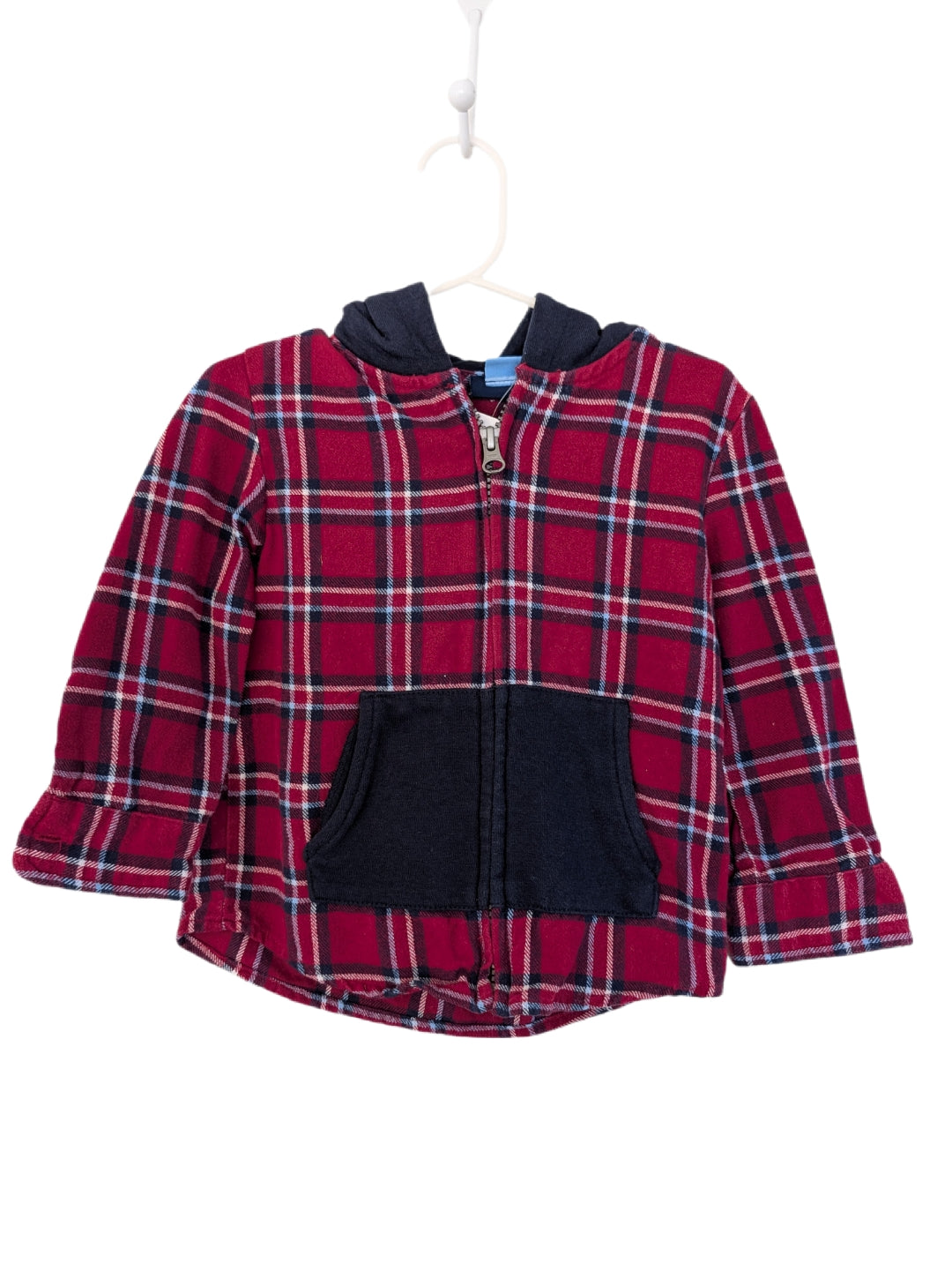 Andy & Evan Flannel Hoodie 2T