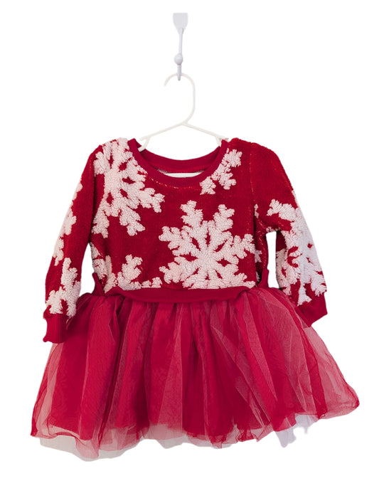 Snowflake Sweater Dress 2T