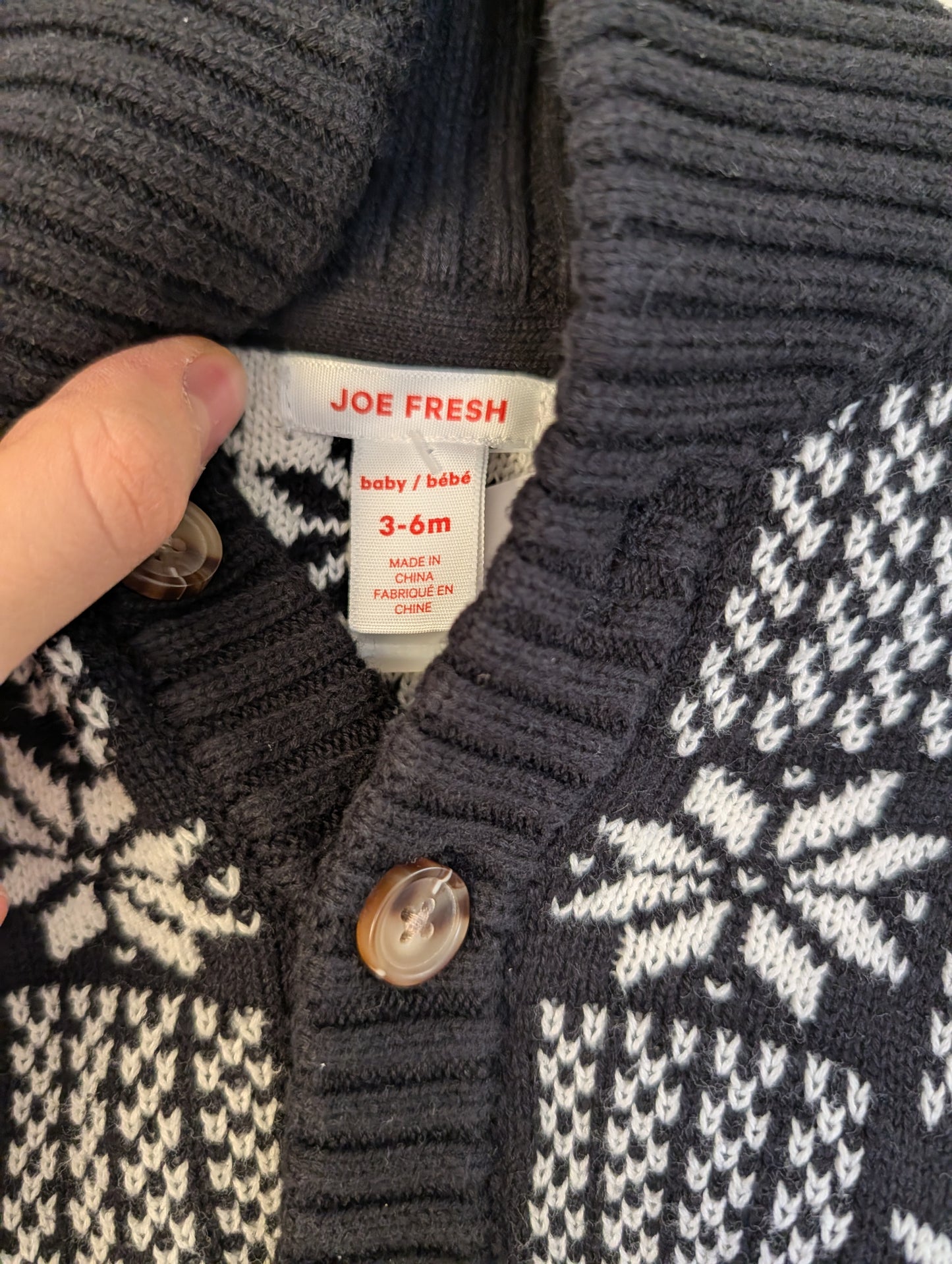 Joe Fresh Cardigan 3-6m