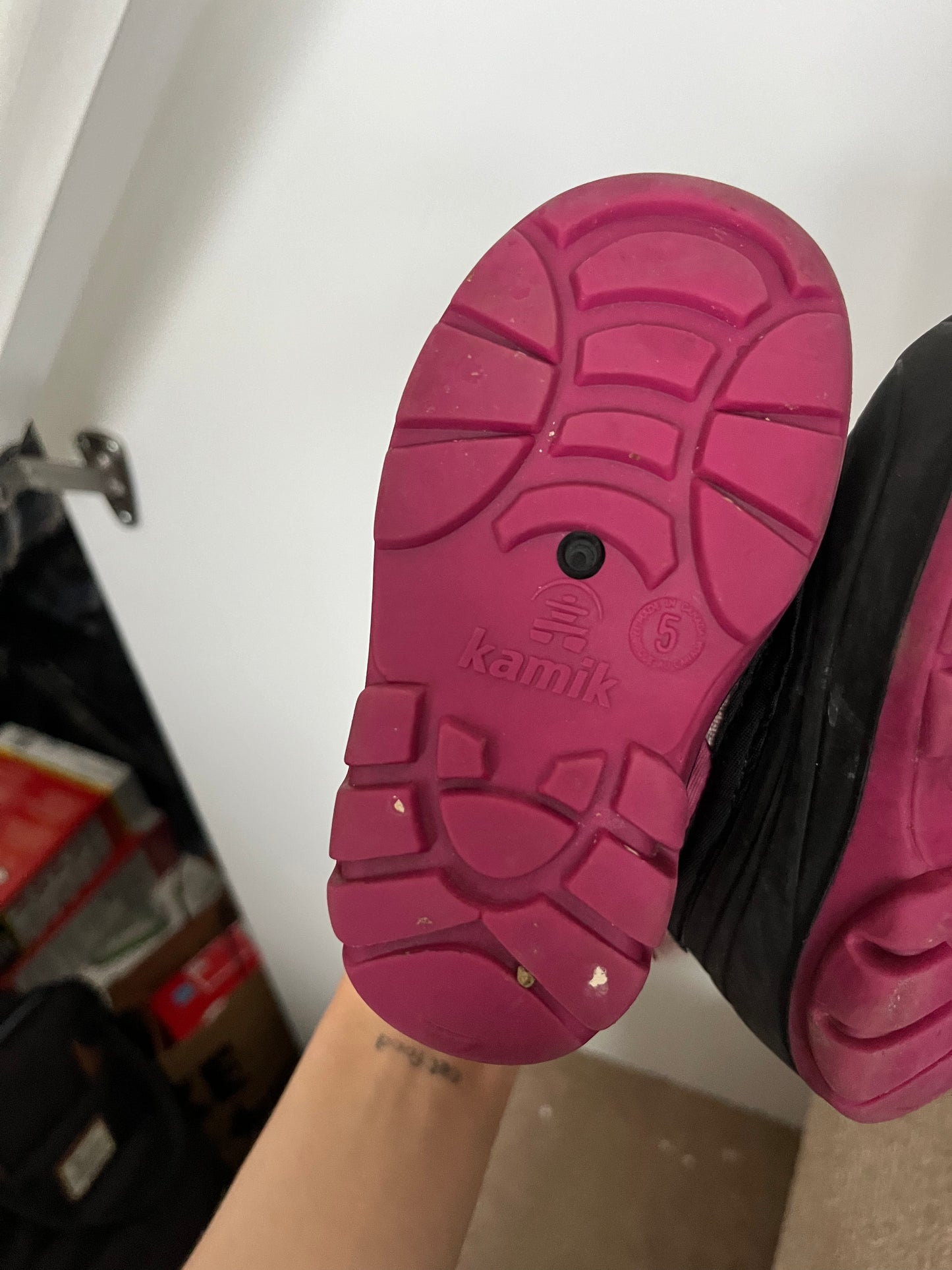 Kamik Velcro Winter Boots - Size 5 Toddler