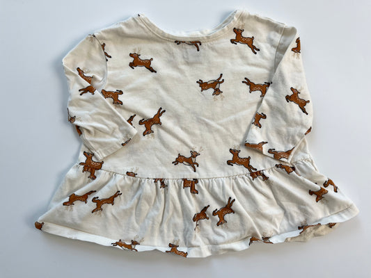 Old Navy Reindeer Long-Sleeve Shirt 12-18m