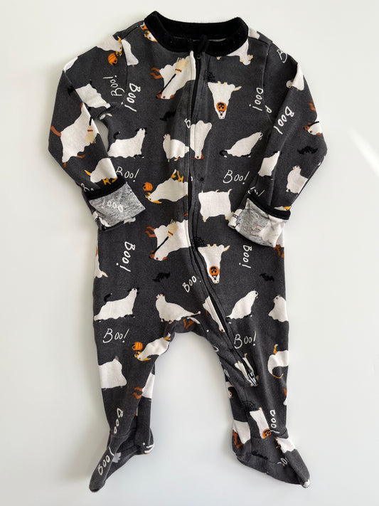 Old Navy Halloween Dogs Sleeper 3-6m